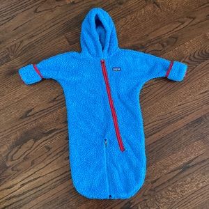 patagonia sherpa baby bunting snow suit